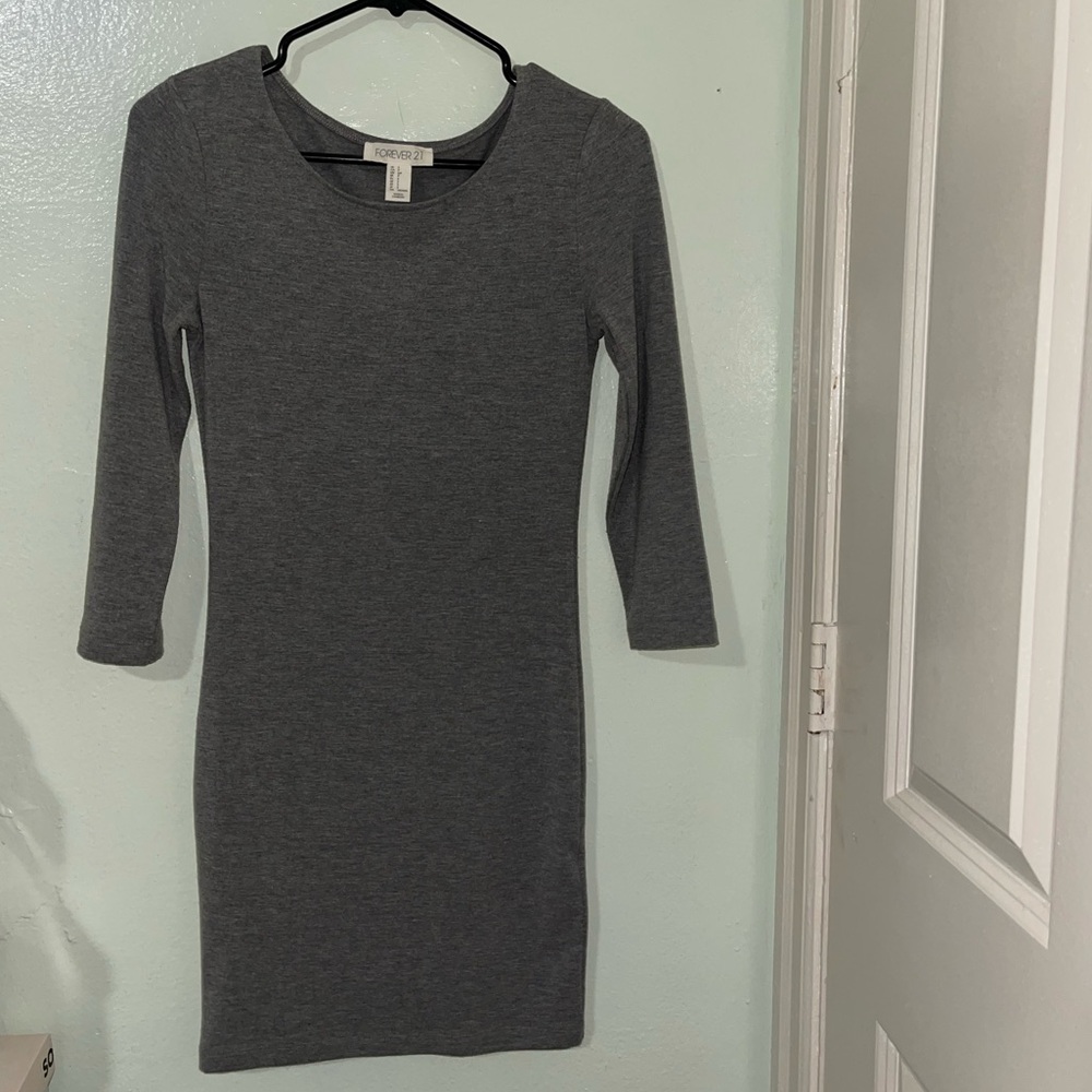 gray forever 21 dress size small